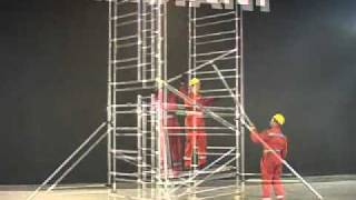 Build a Scaffold Tower in Compliance with EN1004 amp WAHR  INSTANT UPRIGHT ZIP UP [upl. by Farhsa469]