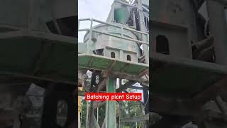 Batching plant Setup construction concretemachinery [upl. by Aihsemot]