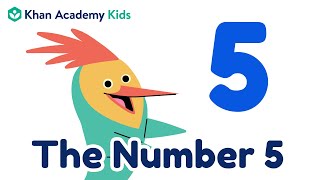 Write the Number 5  Numeral Recognition  Khan Academy Kids [upl. by Rramel]