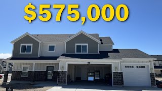 Inside a FABULOUS 575000 Custom Family Home  Clearfield Utah [upl. by Melena]