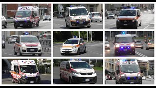 Compilation Mezzi First Aid One Italia in Emergenza  Italian Emergency Vehicles in Emergency [upl. by Nannahs]