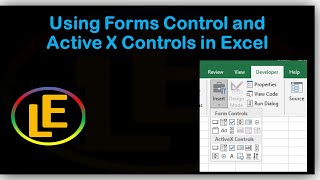 Combo box from Form Control and Active X control in Excel [upl. by Freida40]