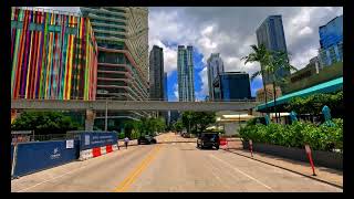 driving from Brickell to Pembroke Pines though i95 miamidrive [upl. by Asihtal]