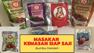 Bumbu Mandeh rendang packaging praktis dan yummmi 😋😋😋 [upl. by Eirhtug]