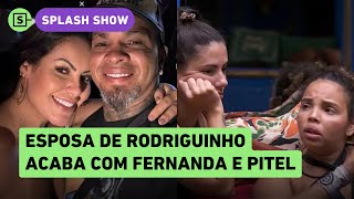 BBB 24 Esposa de Rodriguinho se REVOLTA com ADMs de Fernanda e Pitel após mutirão contra cantor [upl. by Elva783]