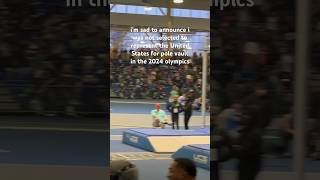 POLE VAULT olympics paris2024 polevault track trackandfield fyp [upl. by Niessuh]