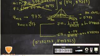 Se desea estimar la proporción de votantes Matemáticas 2º Bach Academia Usero en Estepona [upl. by Riatsala]