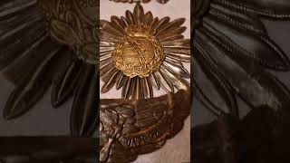 Ww1 german pickelhaube eagles and buckles from eastern frontline germanmilitary metaldetecting xp [upl. by Kipper]