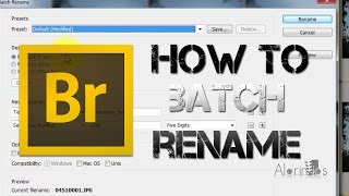 How to rename multiple images at once BATCH RENAMING using adobe bridge [upl. by Ihel372]