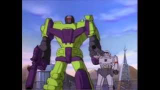 Transformers G1  Devastator vs Bruticus vs Menasor [upl. by Aneehsram]