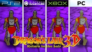 Dragons Lair 3D Return to the Lair 2002 PS2 vs GameCube vs XBOX vs PC Graphics Comparison [upl. by Liagibba]