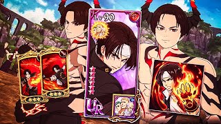 NEW FIRE DEVIL KYO COSTUME IS TOO HOT KYO DESTROYS UNGEARED PVP  Seven Deadly Sins Grand Cross [upl. by Pris]