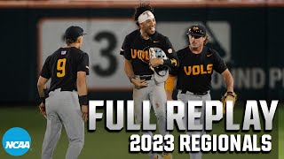 Tennessee vs Clemson 2023 NCAA baseball regionals  FULL REPLAY [upl. by Sheffy]