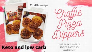 Chaffle Pizza Dippers Low Carb Pizza chafflepizza chafflerecipes lowcarbpizza [upl. by Eyram]