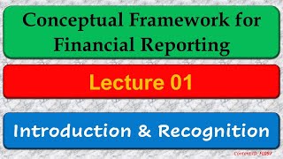 Lecture Introduction amp Recognition  Conceptual Framework FL097 [upl. by Ahseuqram245]