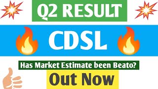 CDSL Ltd Q2 Result 2025  CDSL Result Analysis  CDSL Share Latest News CDSL Quarterly Result 2024 [upl. by Griffin]