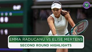 Ruthless from Raducanu  Emma Raducanu vs Elise Mertens  Highlights  Wimbledon 2024 [upl. by Evey638]