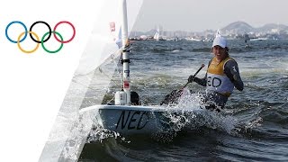 Bouwmeester wins gold in Womens Laser Radial Sailing [upl. by Corbin]