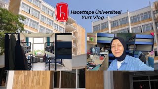 VLOG  Hacettepe Üniversitesi Sıhhiye yurt turu  yurt sohbetleri [upl. by Onitnerolf]