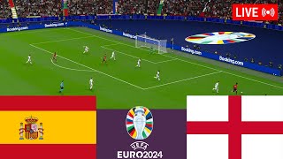 Spain vs England LIVE Final Euro Cup 2024 Germany Full Match  Simulation Video Games [upl. by Rauscher]