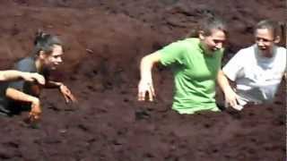 Genesee Community College Bog jumping 2012 part 1 the first jump [upl. by Aivitnahs]