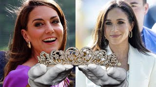 Tiara Why Kate and Meghan Will Never Wear Princess Dianas Iconic Wedding Tiara [upl. by Lou]