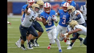 2018 American Football Highlights OT  SMU 31 Navy 30 [upl. by Odnomra329]