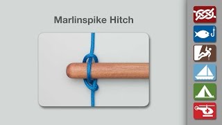 Marlinspike Hitch  How to Tie the Marlinspike Hitch [upl. by Aniv]