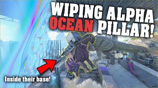 Wiping The Alphas Off Genesis Ocean Pillar Raid  Ark PVP Official E32 [upl. by Leveridge]