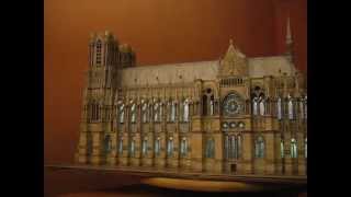 Notre dame de Reims model kartonowy [upl. by Ashleigh934]