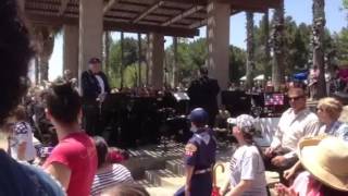 Riverside Concert Band plays Army theme song [upl. by Trah]