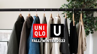 Uniqlo U FallWinter 2022 Styling Haul [upl. by Ocinemod]