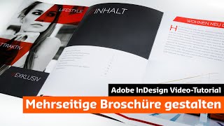 Eine moderne Broschüre mit InDesign gestalten Tutorial  Unboxing [upl. by Dasha]