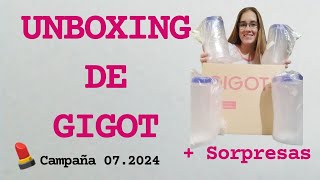 Unboxing de Gigot 🤍 Campaña 072024  Sorpresas para reír 😂 [upl. by Tiena]