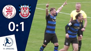 Zum neunten Mal in Folge ungeschlagen  KSV Hessen Kassel  FSV Frankfurt  11 Spieltag RLSW [upl. by Dayir]