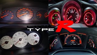 Honda Civic Type R  ACCELERATION Battle  ek9 vs ep3 vs fn2 vs fk2 vs fk8 [upl. by Retsehc]