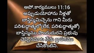 acts of apostles  chapter 11  living words tanuku  telugu audio bible [upl. by Eedissac]