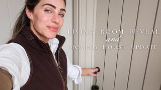 GREEN LIVING ROOM REVEAL amp MOVING HOUSE UPDATE  Lydia Elise Millen [upl. by Yenar]