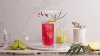 Gin Cocktail  Singapore Sling [upl. by Mureil]