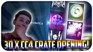 Lockeres 30 CC4 Crate Opening Mystery Decal und Painted Exotic Wheels  Rocket League [upl. by Bank]