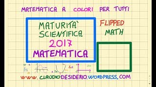 maturità scientifica 2017 matematica [upl. by Tnerual201]