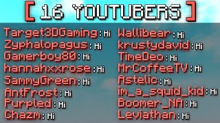 16 Youtubers play Proximity Chat Bedwars [upl. by Ogilvy]