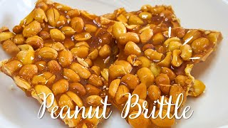 Crunchy and Addictive The Ultimate Homemade Peanut Brittle Recipe [upl. by Diella952]