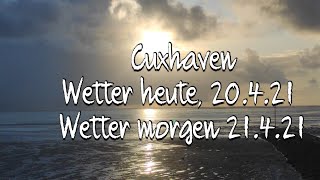 Cuxhaven Duhnen Strand Wetter heute 20421 und Wetter morgen Cuxhaven 21421 [upl. by Giff]