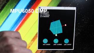 AVR Atmega MPU6050 gyroscope and accelerometer attitude estimation  processing [upl. by Lois]