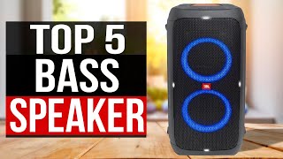 TOP 5 Best Bass Bluetooth Speaker 2024 [upl. by Aileen904]