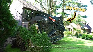 We Rolled The Skid Steer [upl. by Enayr]