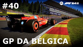 F1 24  MODO CARRERA  SCUDERIA FERRARI  40 3ª TEM GP DA BÉLGICA [upl. by Ifar]