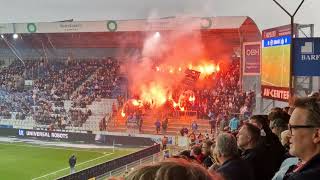 Esbjerg fB fans i Odense mot OB 26102024 [upl. by Axel]