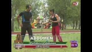 EJERCICIOS DE ABDOMEN EN PAREJA [upl. by Ailedroc]